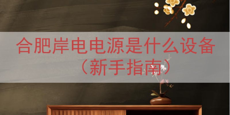 合肥岸电电源是什么设备（新手指南）