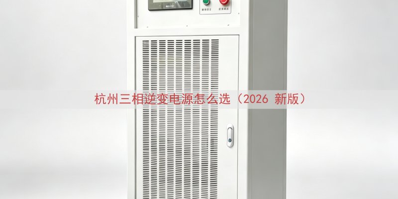 杭州三相逆变电源怎么选（2026 新版）